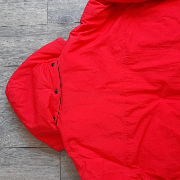 Vintage Marlboro red & black duck down coat adult size large - Picture 13 of 16